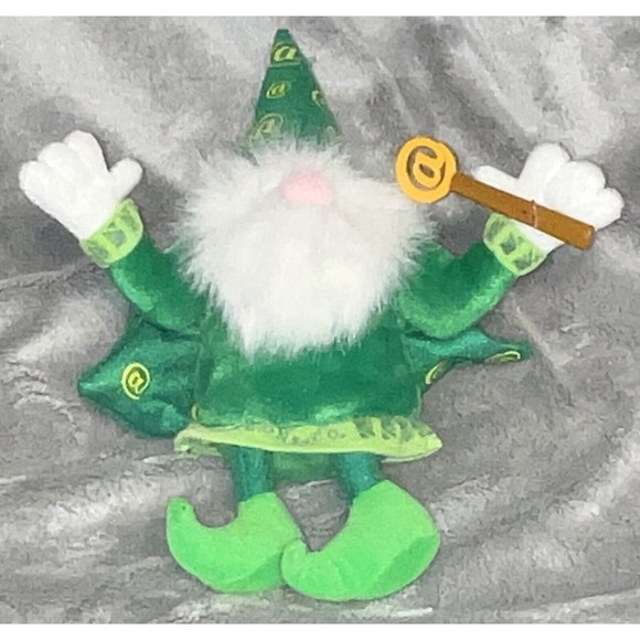 Gnome Stuffed Plush Green Conseco Benefits Development Advertising Promo 10” - Picture 2 of 6